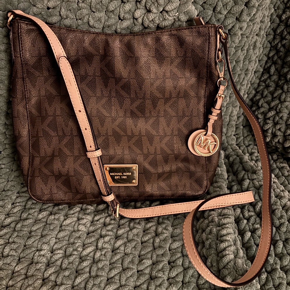 Michael Kors Dark Brown Crossbody Bag